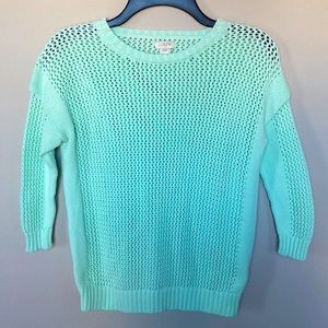 Open Knit J. Crew Sweater